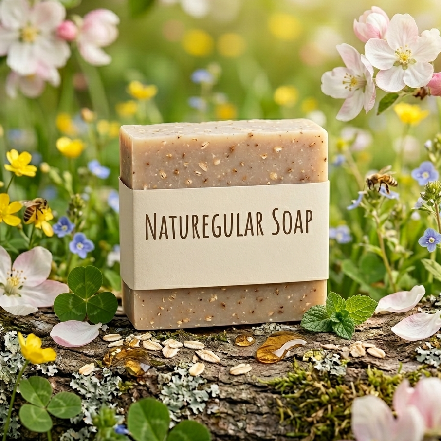 Oatmeal Milk and Honey Soap Naturegular Soap